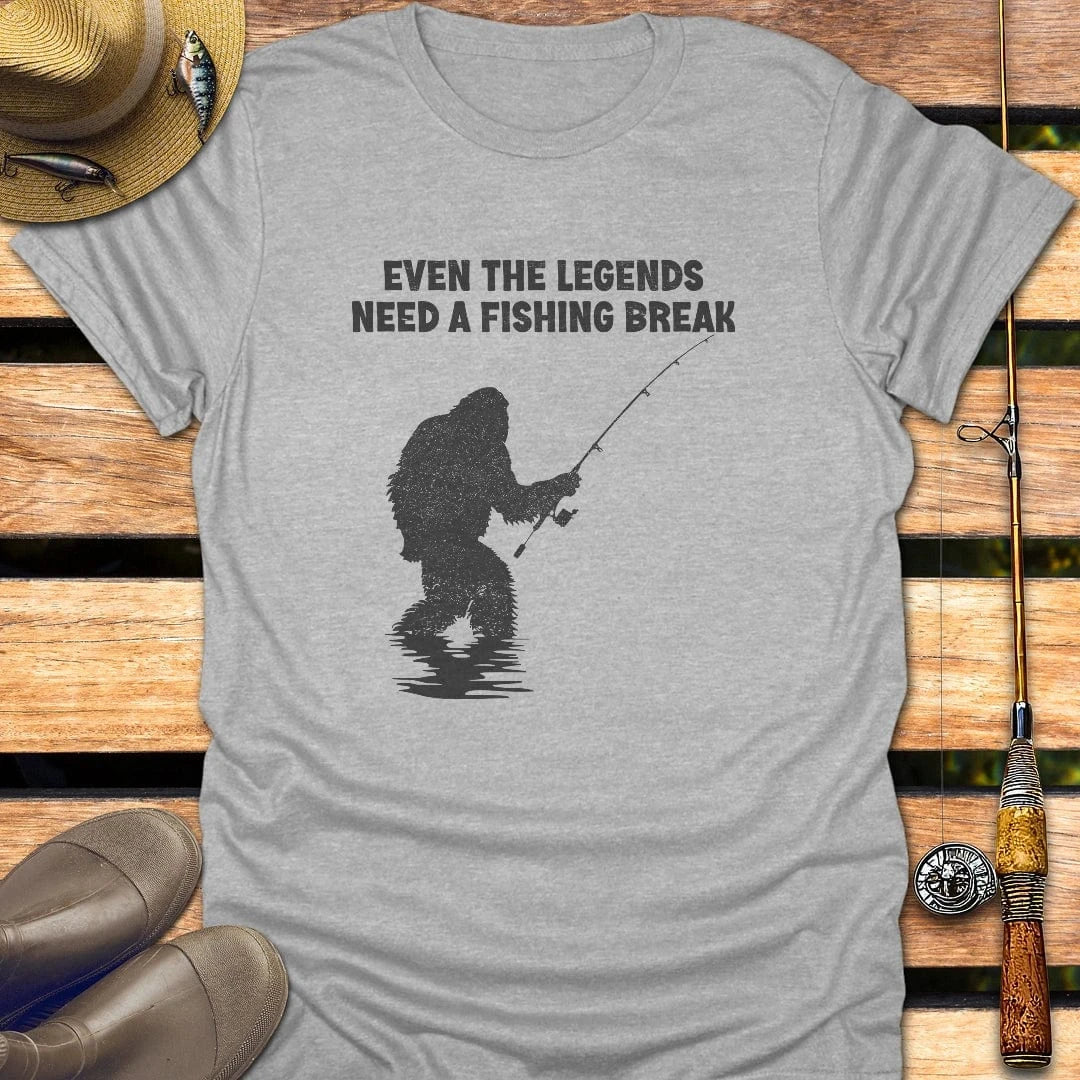 FISHING LEGEND T-Shirt FISHING T-Shirt Sport Grey / S