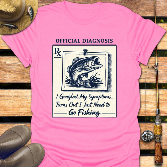 FISHING PRESCRIPTION NEEDED T-Shirt FISHING T-Shirt Azalea / S
