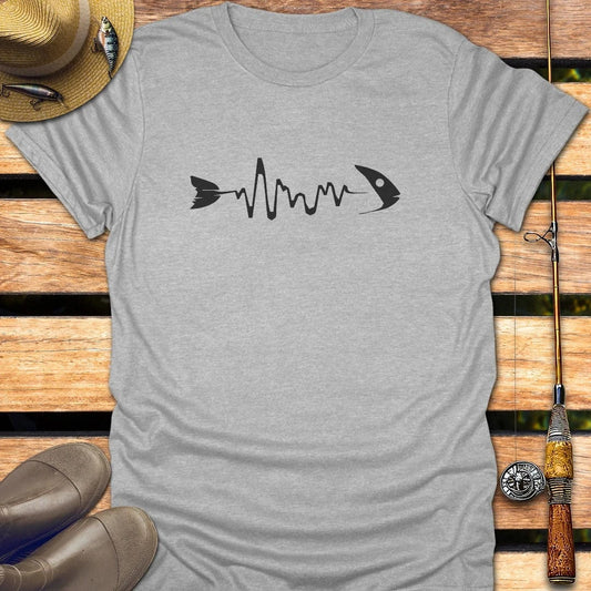 FISHING PULSE T-Shirt FISHING T-Shirt Sport Grey / S