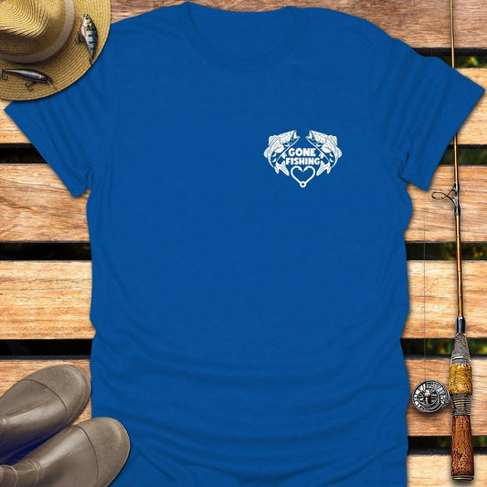 GONE FISHING T-Shirt FISHING T-Shirt Royal / S