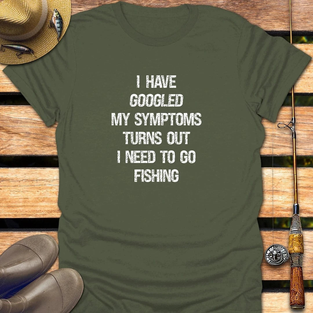 GOOGLED T-Shirt FISHING T-Shirt Military Green / S