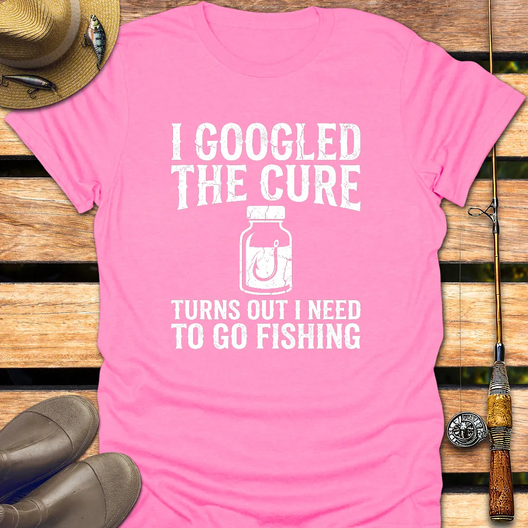 GOOGLED THE CURE T-Shirt FISHING T-Shirt Azalea / S