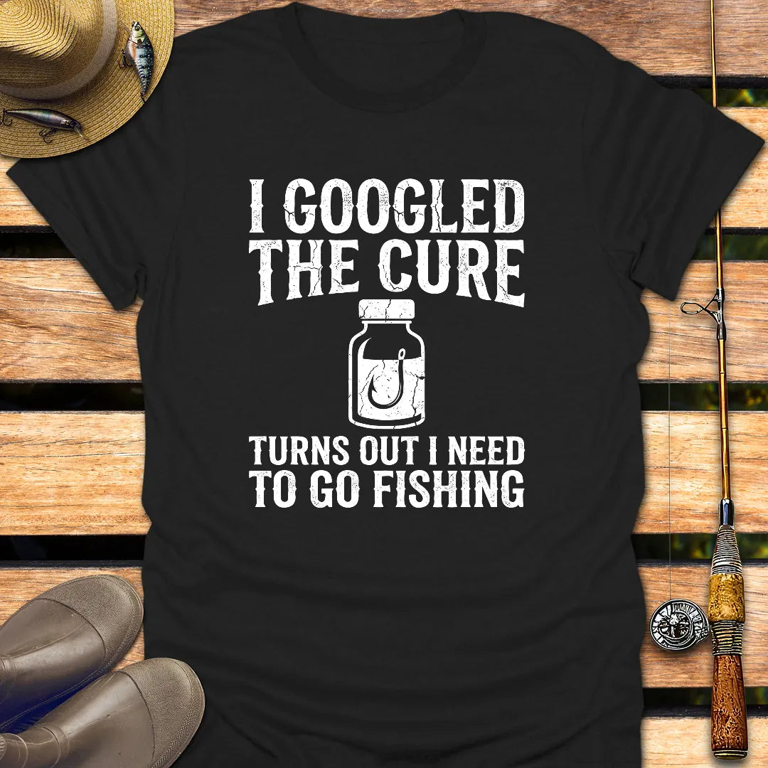 GOOGLED THE CURE T-Shirt FISHING T-Shirt Black / S