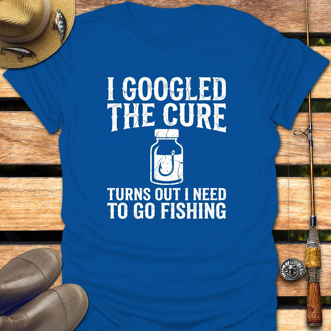 GOOGLED THE CURE T-Shirt FISHING T-Shirt Royal / S