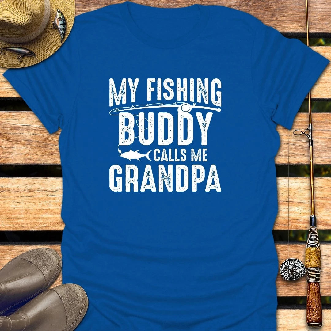 GRANDPA BUDDY T-Shirt FISHING T-Shirt Royal / S