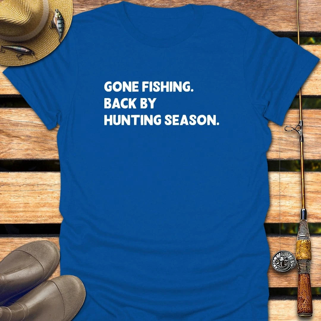 HUNTING SEASON T-Shirt FISHING T-Shirt Royal / S