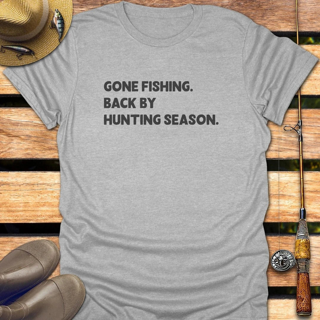 HUNTING SEASON T-Shirt FISHING T-Shirt Sport Grey / S