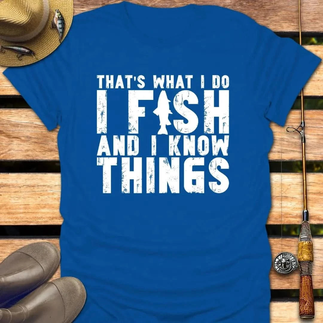 I FISH T-Shirt FISHING T-Shirt Royal / S
