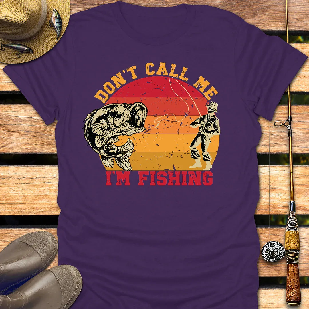I'M FISHING T-Shirt FISHING T-Shirt Purple / S