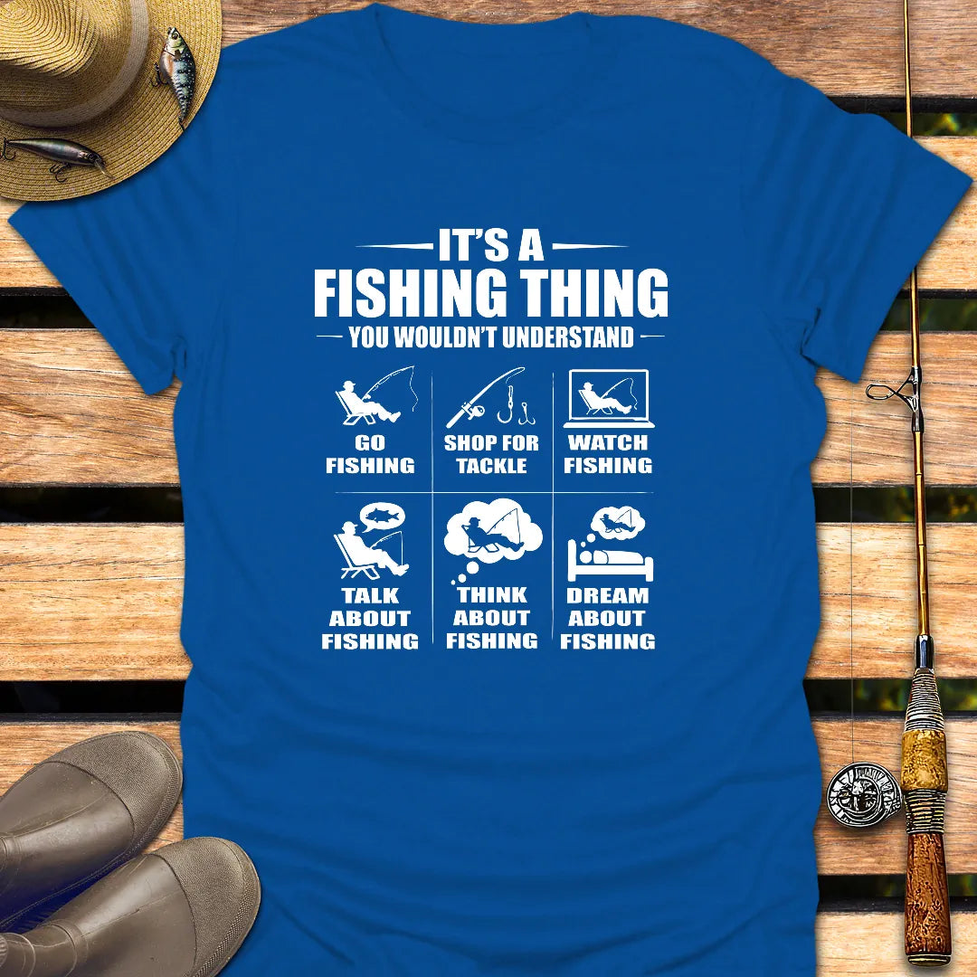 IT'S A FISHING THING T-Shirt FISHING T-Shirt Royal / S