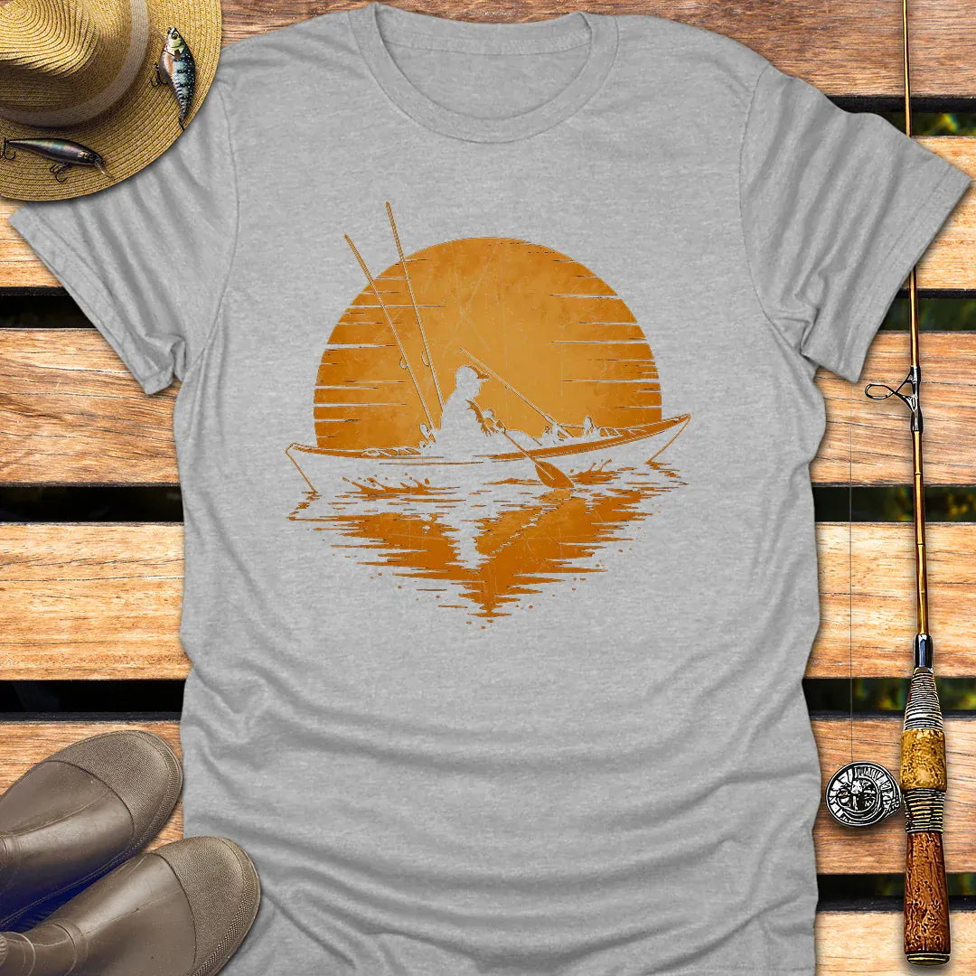 KAYAK FISHING LIFE T-Shirt FISHING T-Shirt Sport Grey / S