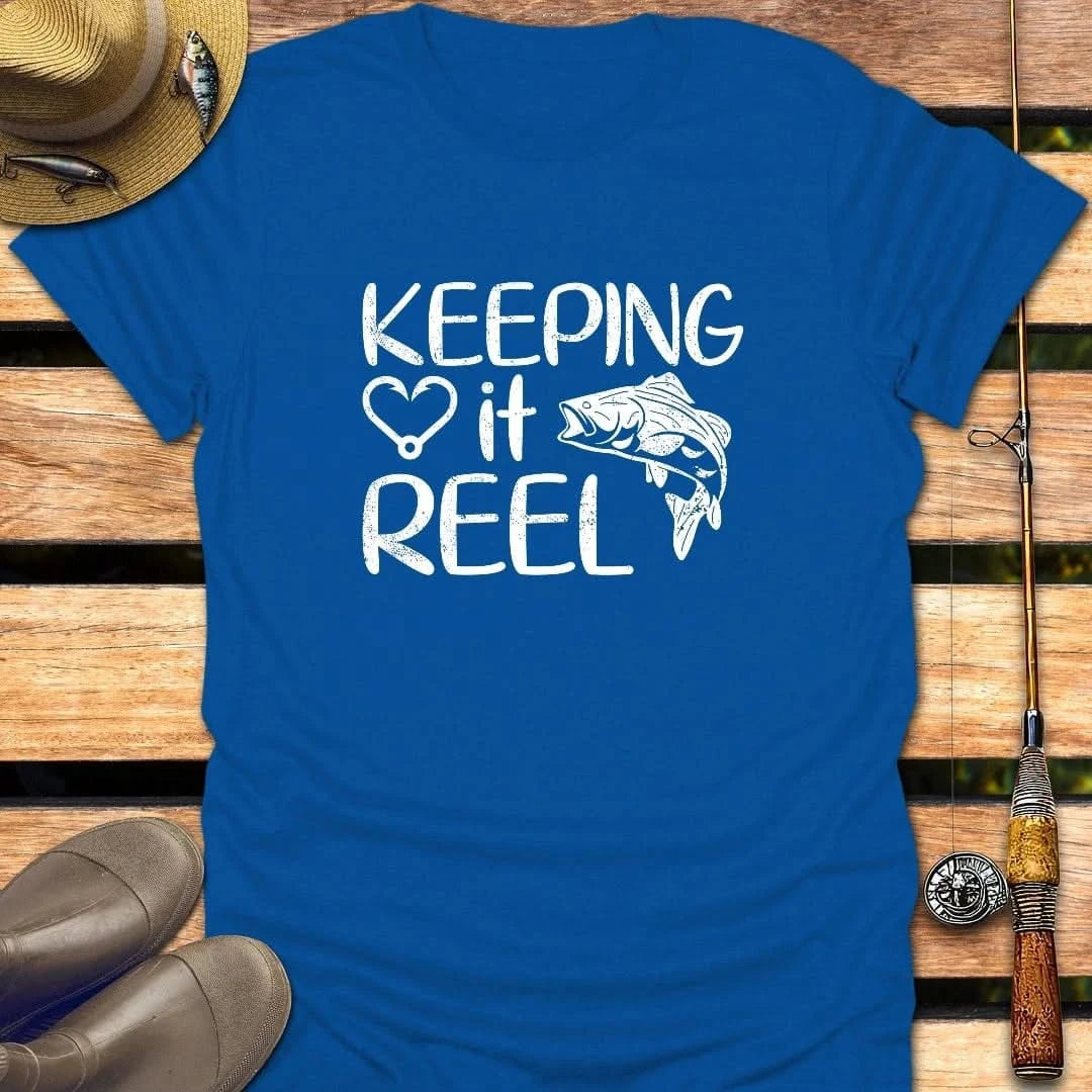 KEEPING IT REEL T-Shirt FISHING T-Shirt Royal / S