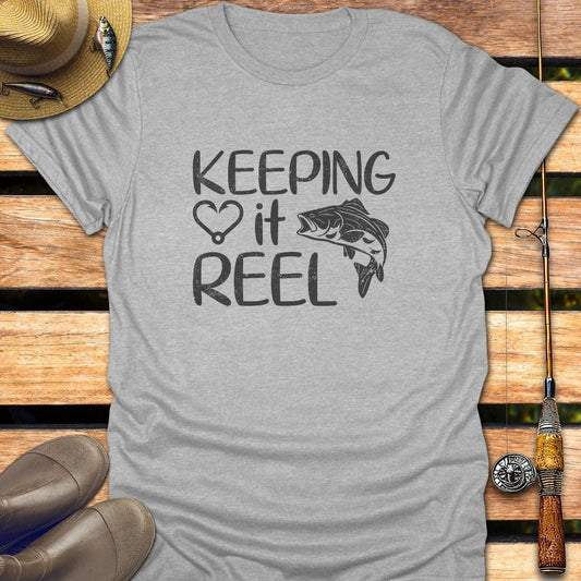 KEEPING IT REEL T-Shirt FISHING T-Shirt Sport Grey / S