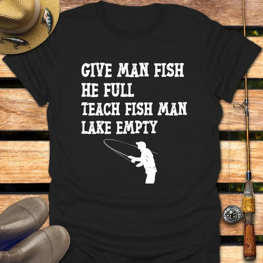 LAKE EMPTY T-Shirt FISHING T-Shirt