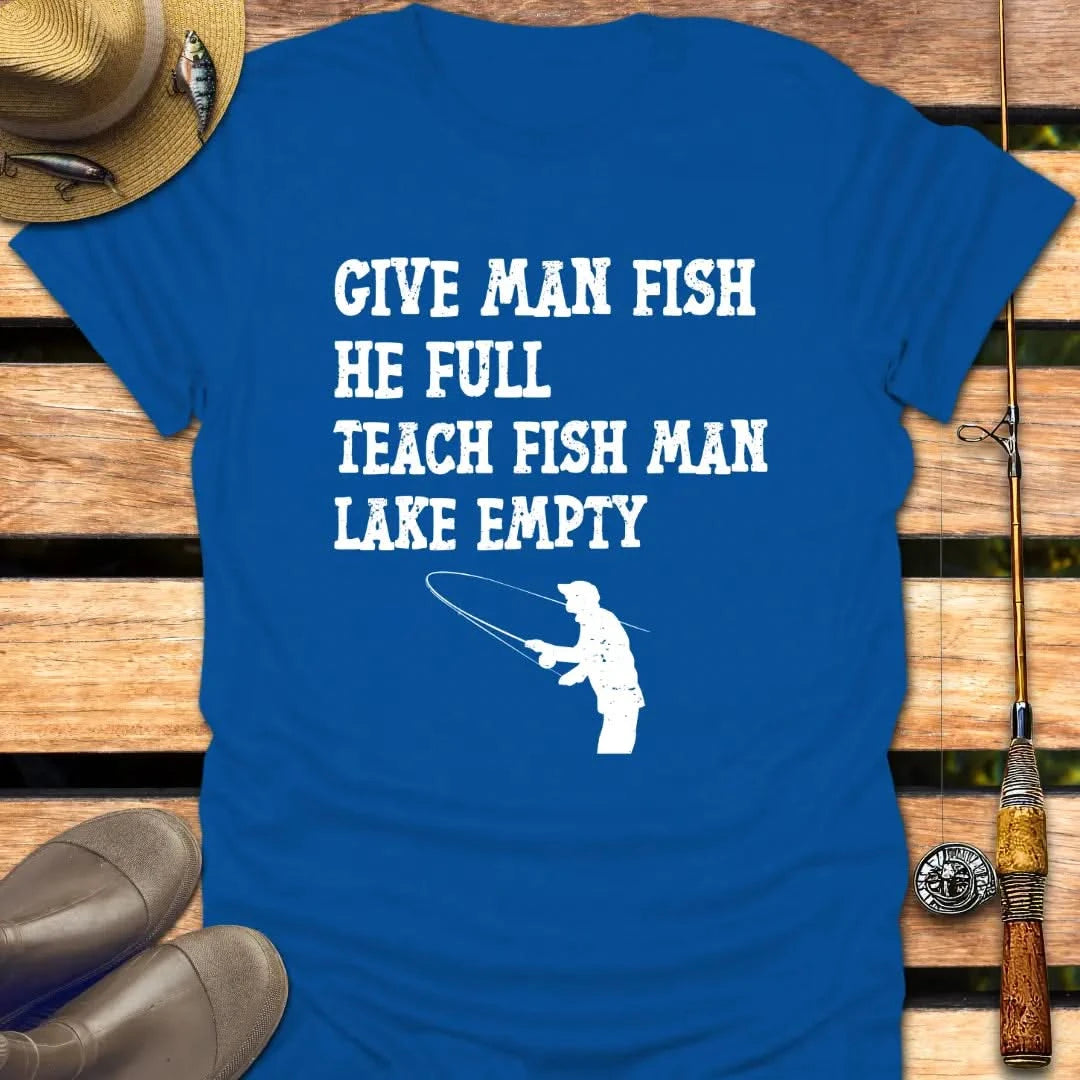 LAKE EMPTY T-Shirt FISHING T-Shirt