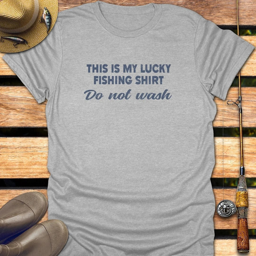 LUCKY SHIRT T-Shirt FISHING T-Shirt Sport Grey / S
