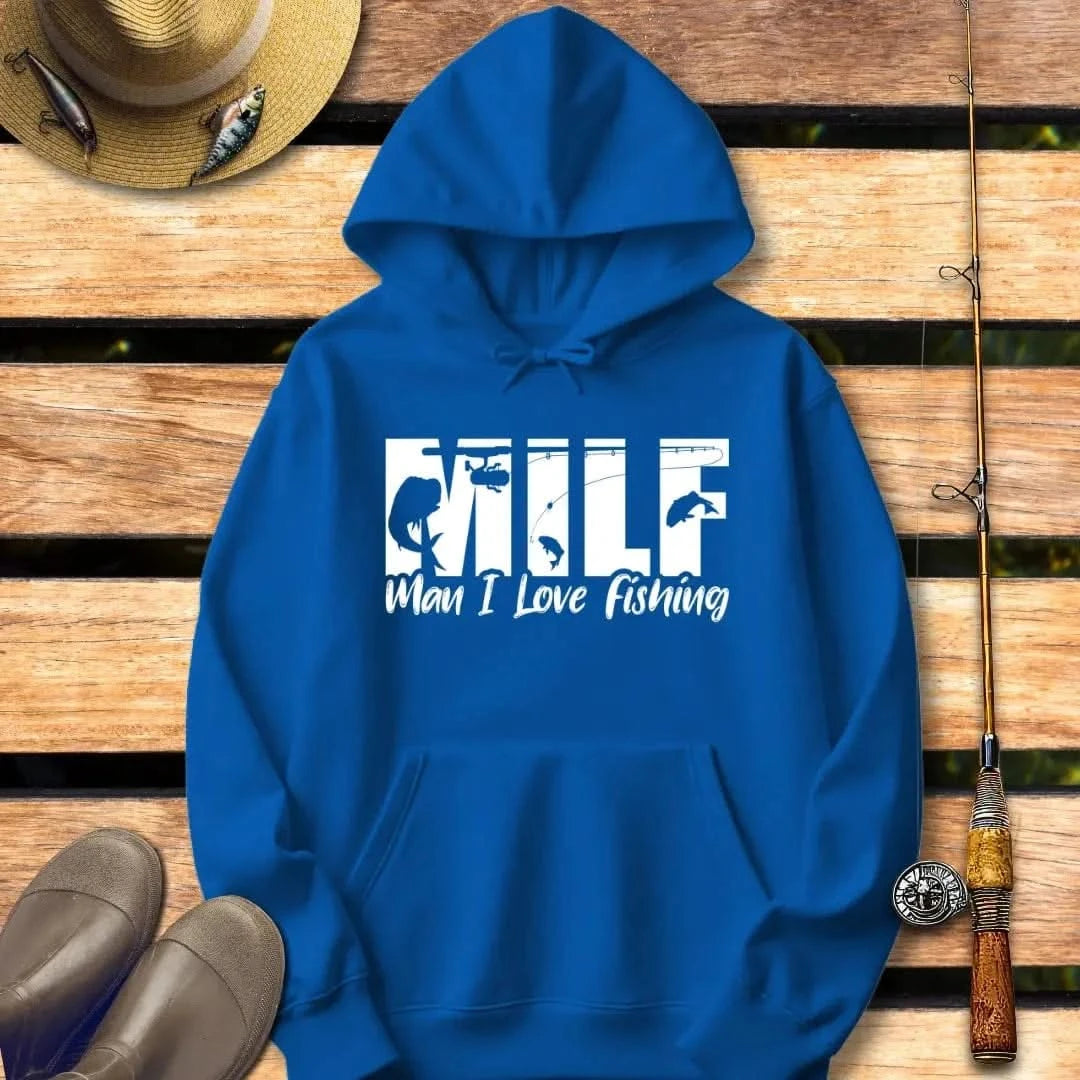 MAN I LOVE FISHING Hoodie FISHING Hoodie Royal / S