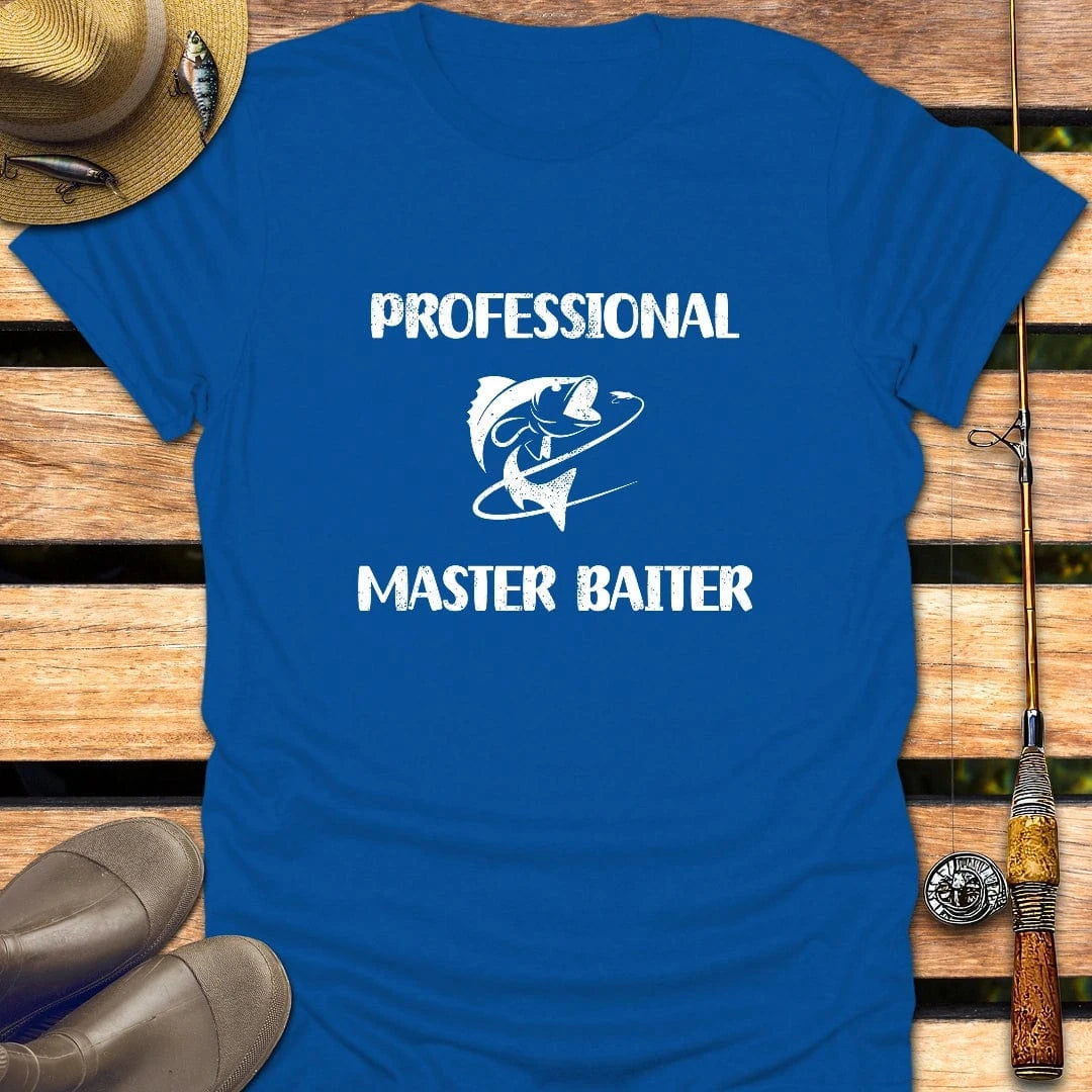 MASTER BAITER T-Shirt FISHING T-Shirt Royal / S