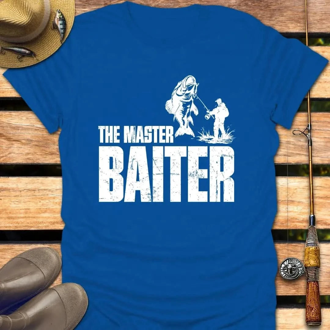 MASTER BAITER T-Shirt FISHING T-Shirt Royal / S