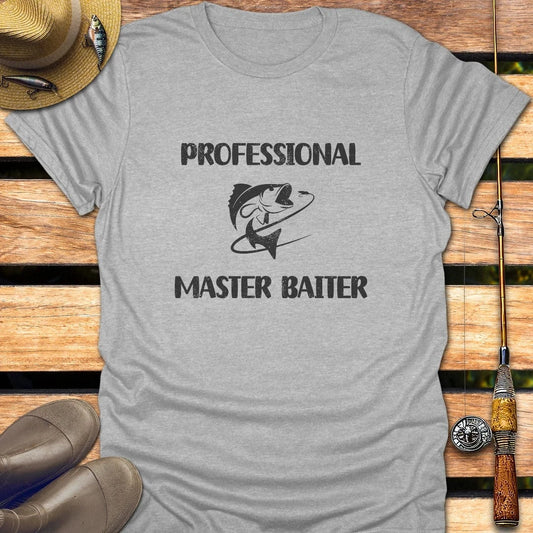 MASTER BAITER T-Shirt FISHING T-Shirt Sport Grey / S