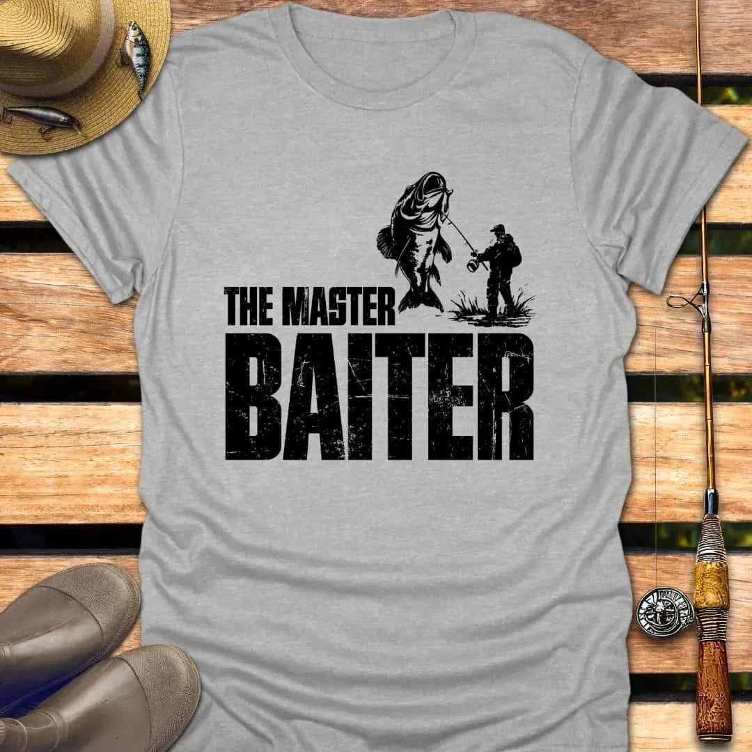 MASTER BAITER T-Shirt FISHING T-Shirt Sport Grey / S