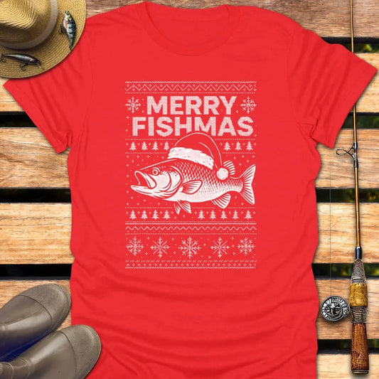MERRY FISHMAS T-Shirt FISHING T-Shirt