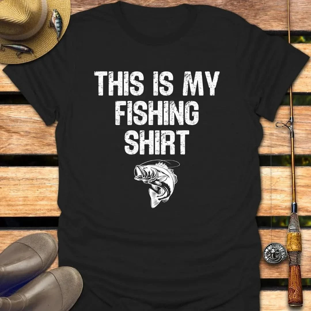 MY FISHING T-Shirt FISHING T-Shirt Black / S