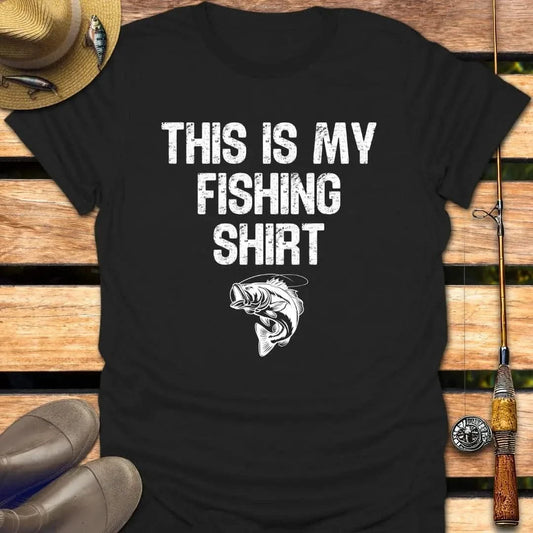 MY FISHING T-Shirt FISHING T-Shirt Black / S