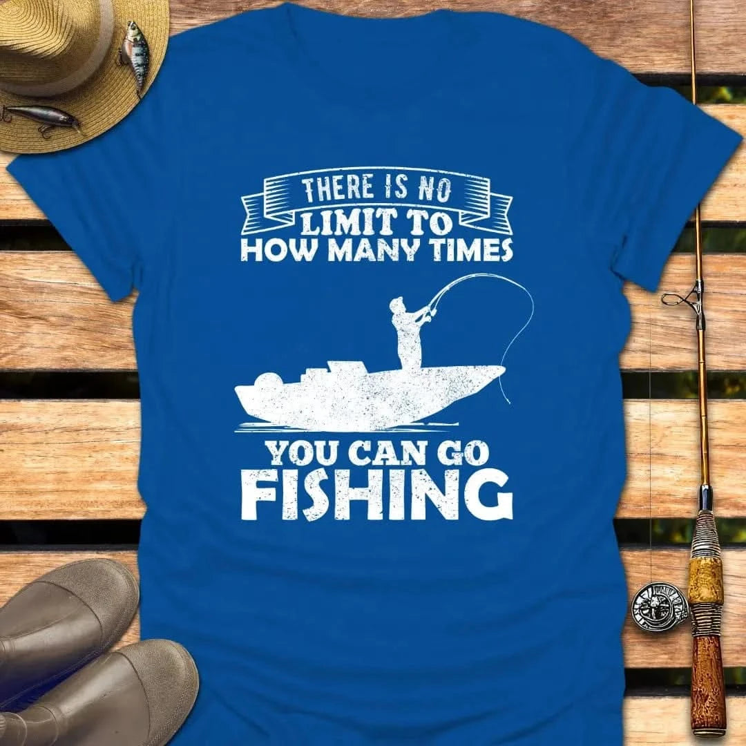 NO LIMIT FISHING T-Shirt FISHING T-Shirt Royal / S
