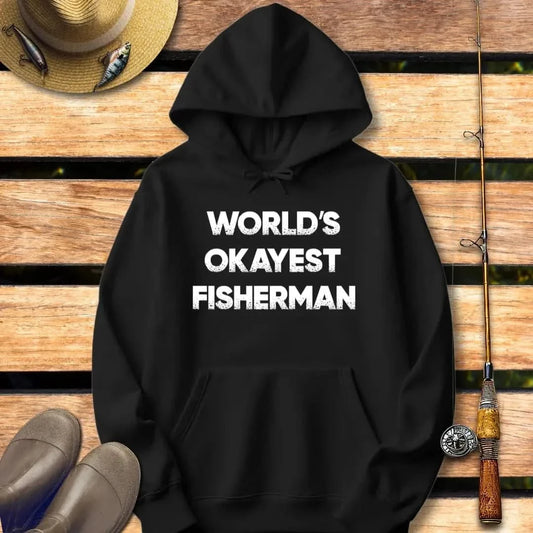OKAYEST FISHERMAN Hoodie FISHING Hoodie Black / S
