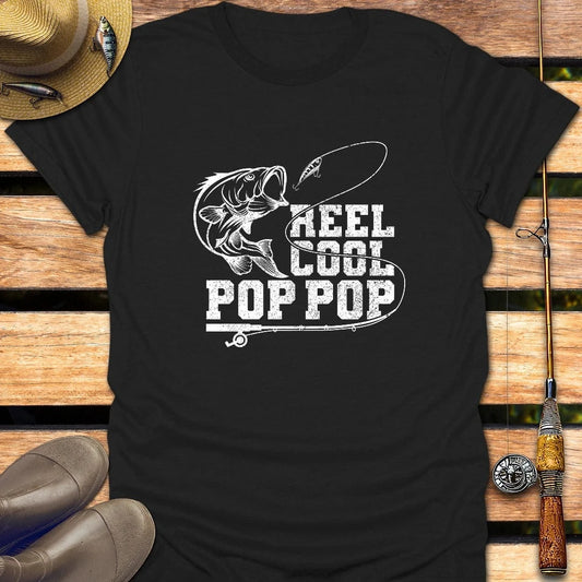 POP POP T-Shirt FISHING T-Shirt Black / S