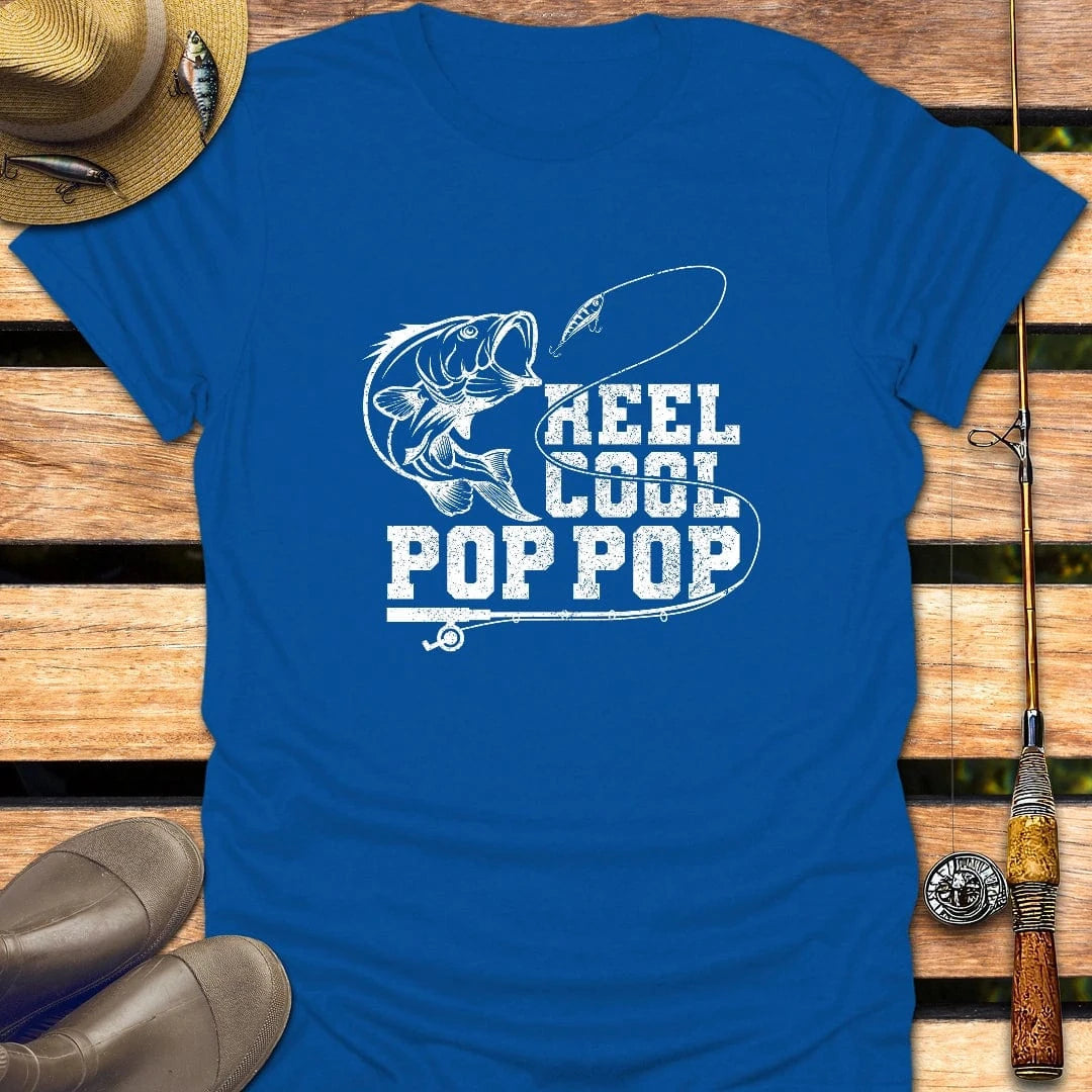 POP POP T-Shirt FISHING T-Shirt Royal / S