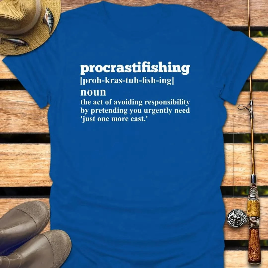 PROCRASTIFISHING T-Shirt FISHING T-Shirt Royal / S