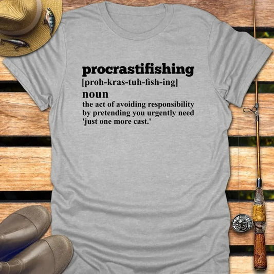 PROCRASTIFISHING T-Shirt FISHING T-Shirt Sport Grey / S
