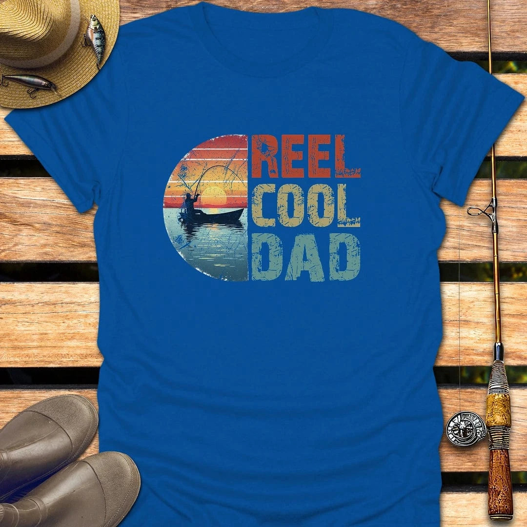 REEL COOL DAD T-Shirt FISHING T-Shirt Royal / S