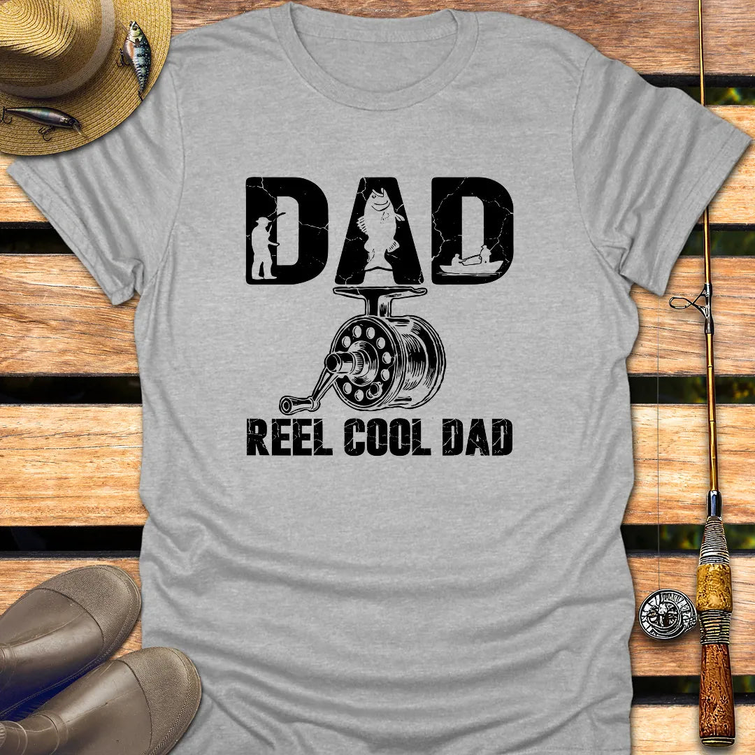 REEL DAD T-Shirt FISHING T-Shirt Sport Grey / S