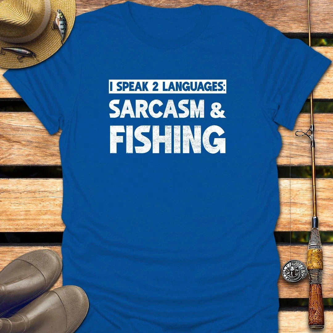 SARCASM T-Shirt FISHING T-Shirt Royal / S