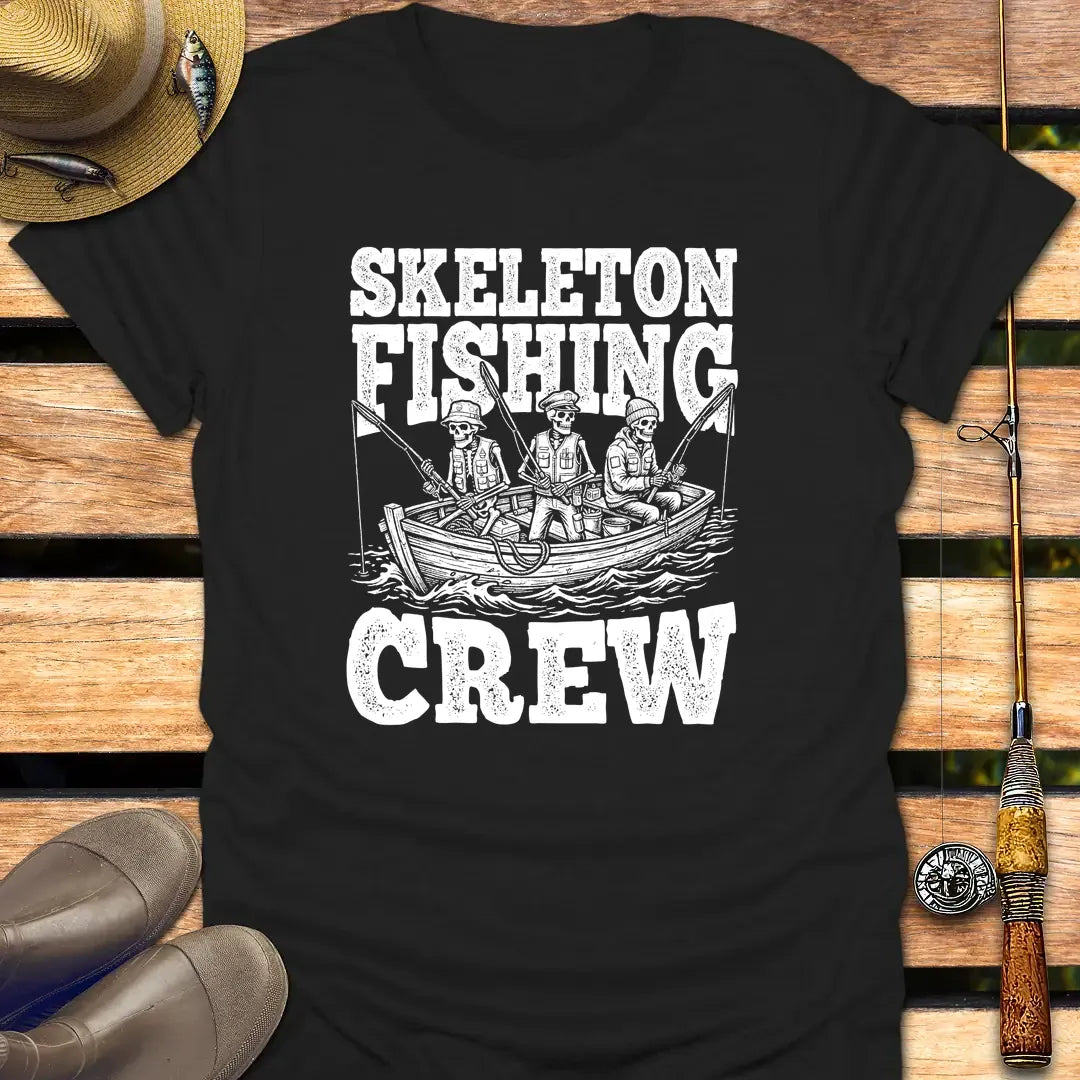 SKELETON CREW T-Shirt FISHING T-Shirt Black / S