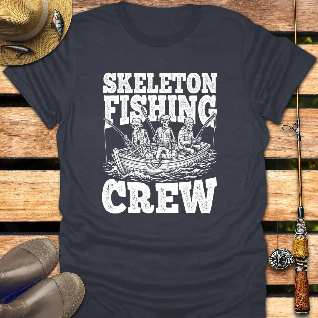 SKELETON CREW T-Shirt FISHING T-Shirt Heather Navy / S