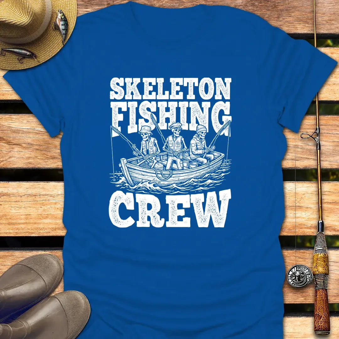 SKELETON CREW T-Shirt FISHING T-Shirt Royal / S