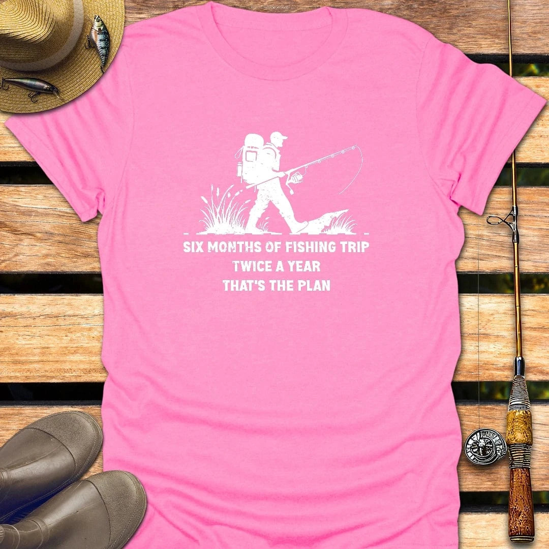 TRIP T-Shirt FISHING T-Shirt Azalea / S