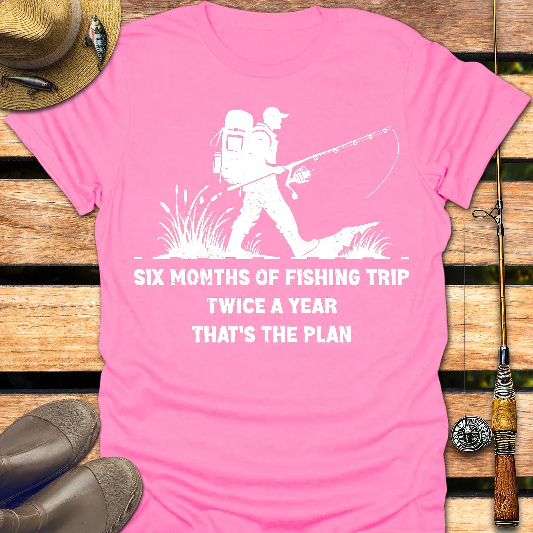 TRIP T-Shirt FISHING T-Shirt Azalea / S