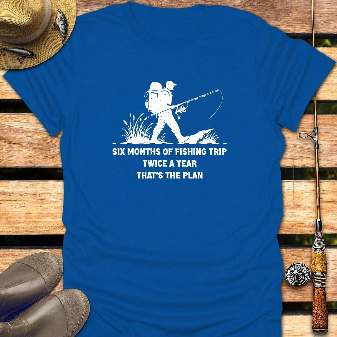 TRIP T-Shirt FISHING T-Shirt Royal / S