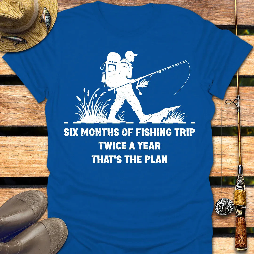 TRIP T-Shirt FISHING T-Shirt Royal / S