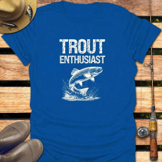 TROUT T-Shirt FISHING T-Shirt Royal / S