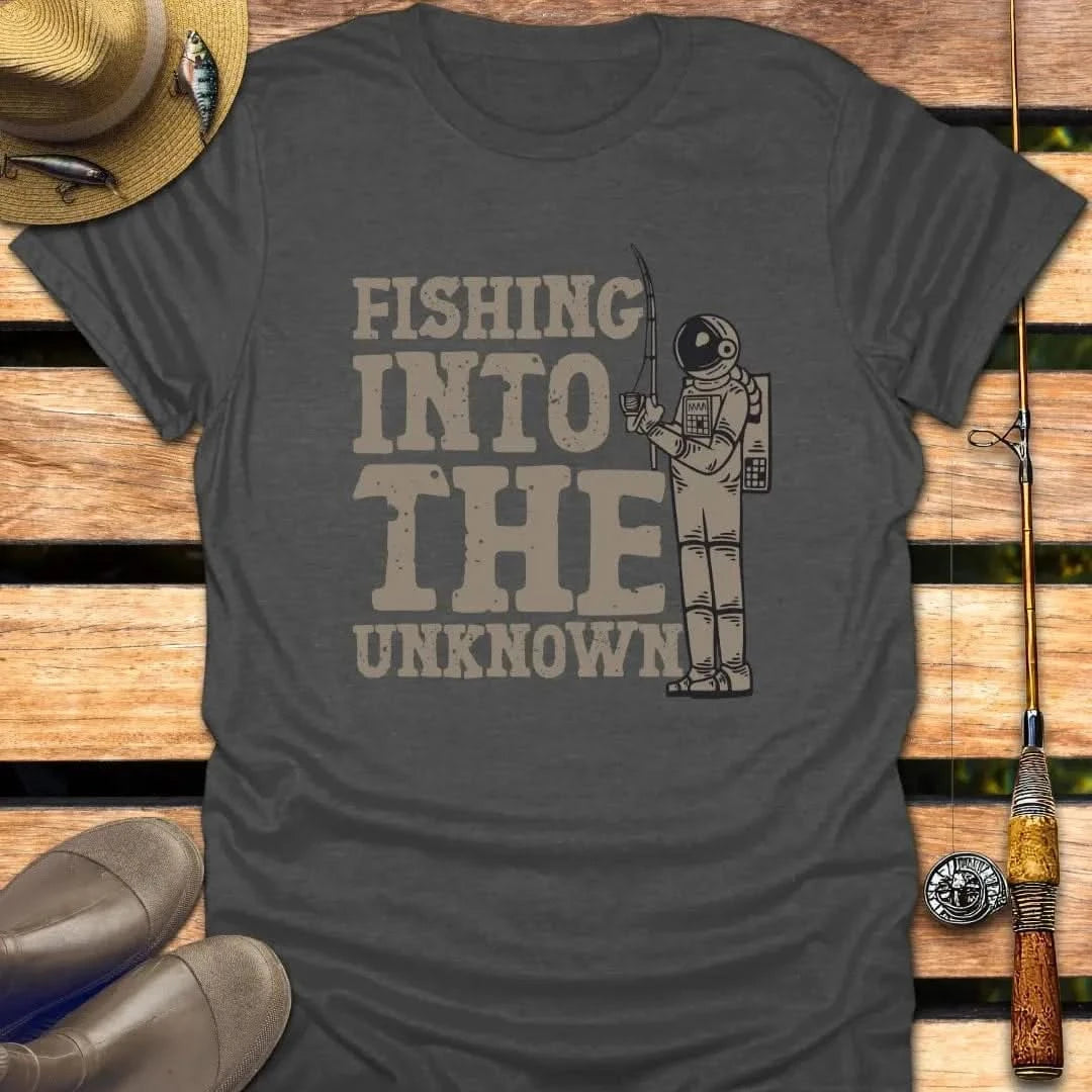 UNKNOWN T-Shirt FISHING T-Shirt Dark Heather / S