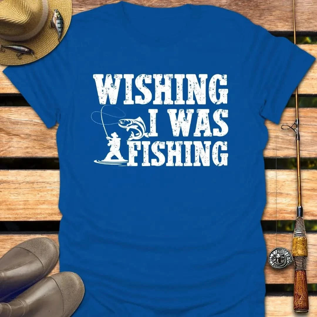 WISHING T-Shirt FISHING T-Shirt Royal / S