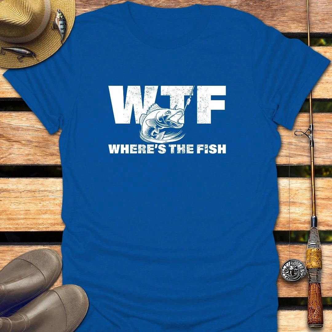 WTF T-Shirt FISHING T-Shirt Royal / S